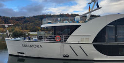 Lacey Pfalz, AmaMora, Vilshofen, danube river cruise ships, danube river, amawaterways