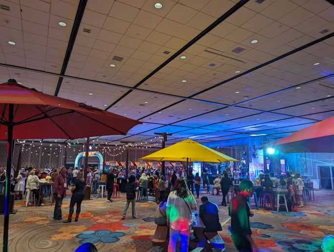 Carnival night at the 2024 ASTA Travel Advisor Conference 