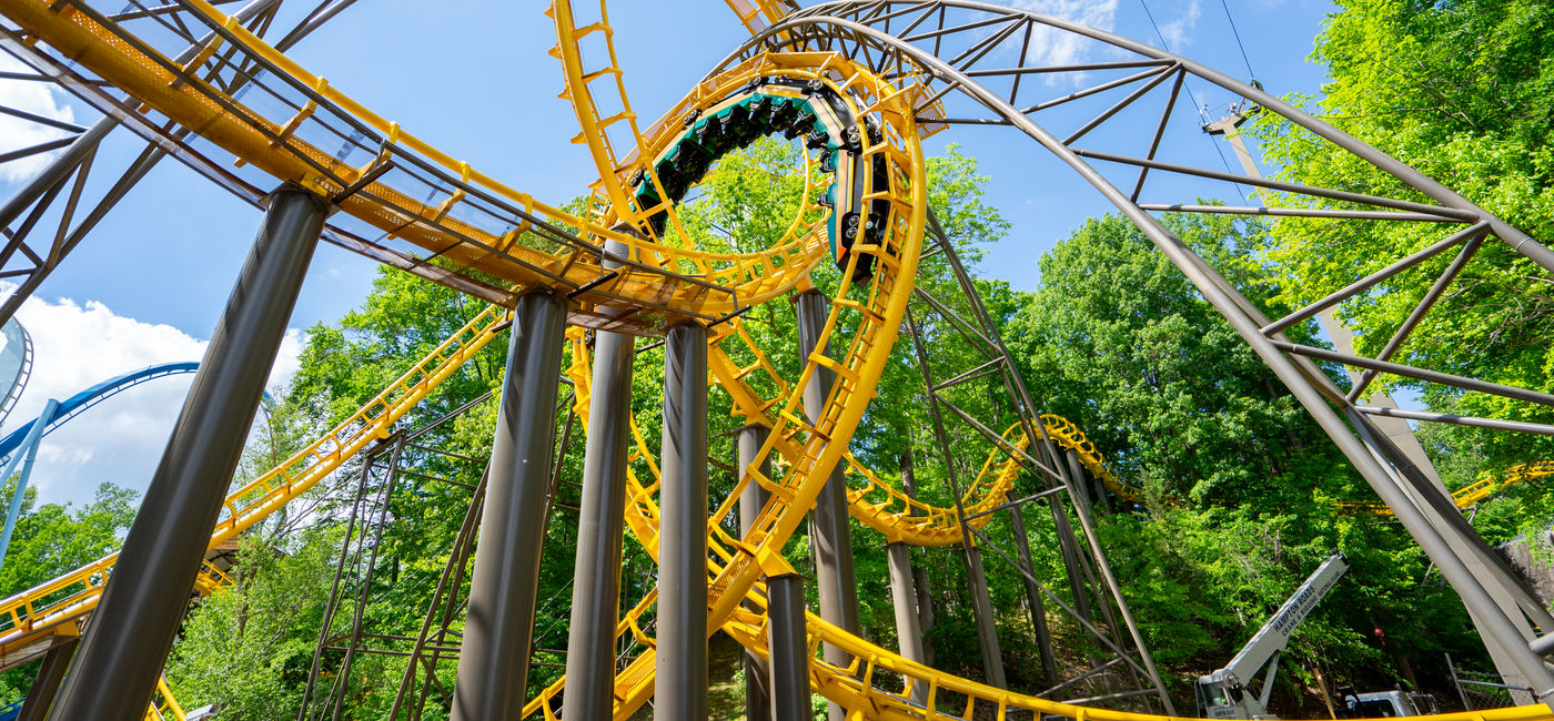 Image: Loch Ness Monster roller coaster at Busch Gardens Williamsburg.  (Photo Credit: SeaWorld Media)