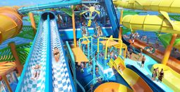The Racing Currents waterslides on Carnival Festivale