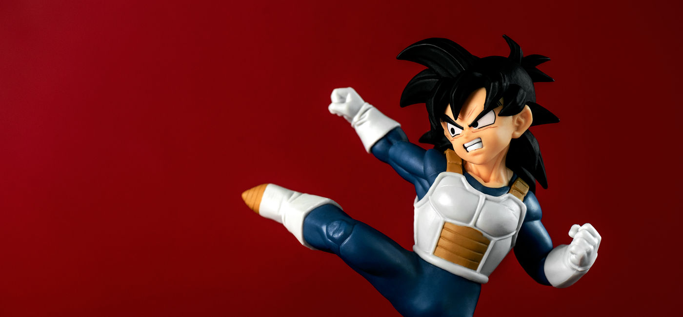 Image: Gohan dans son armure saiyenne (Photo Credit: Adobe/esthermm)