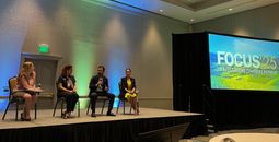 Andrés Martínez joins fellow panelists on stage for the “Your Insider Passport to Partnering with Tourist Boards” discussion at Focus’25.