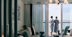 Living Room at The Retreat aboard Celebrity Cruises.