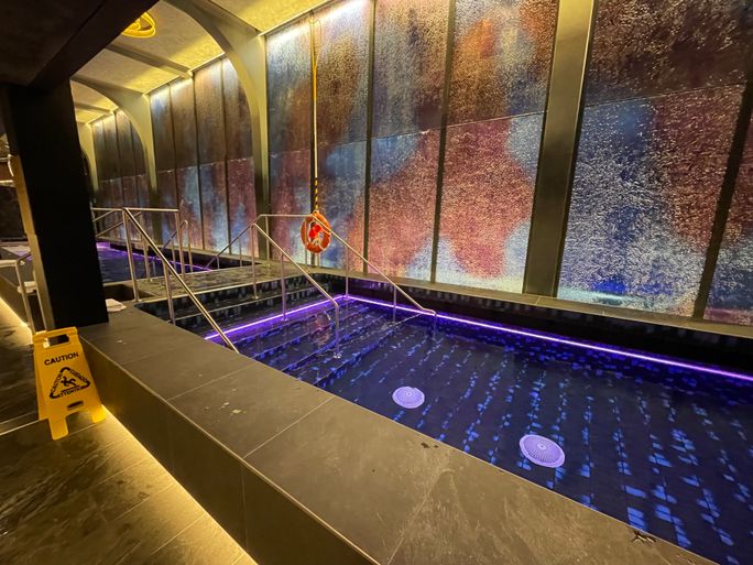 The adults-only thermal suite in the Mandara Spa aboard Norwegian Luna