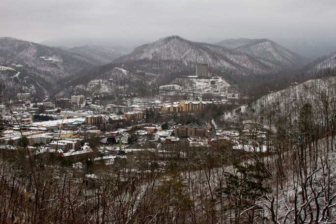 Winter in Gatlinburg, Tennessee Winter in Gatlinburg, Tennessee