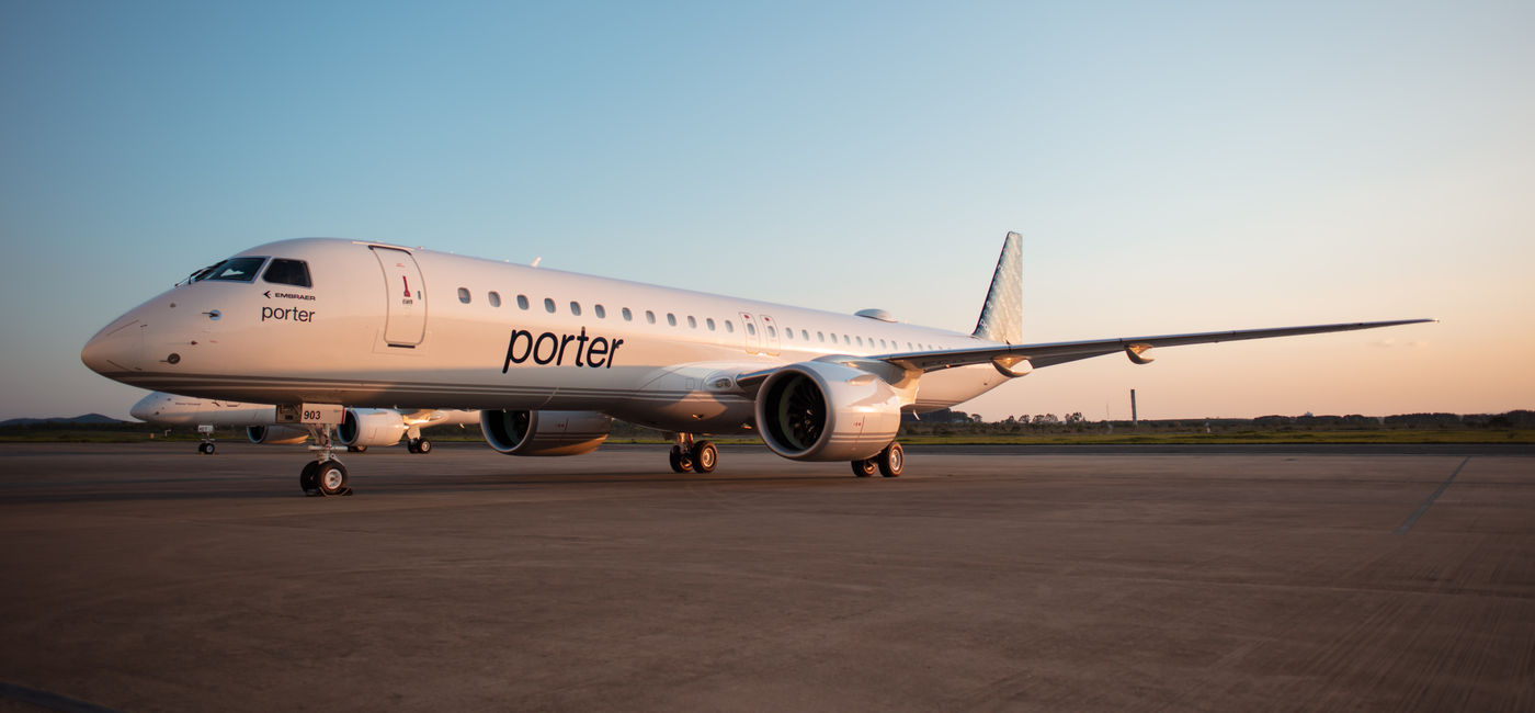 Image: Porter Airlines E195-E2 Exterior (Photo Credit: Porter Airlines)