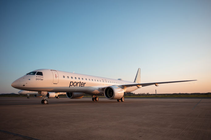 Porter Airlines E195-E2 Exterior Porter Airlines E195-E2 Exterior