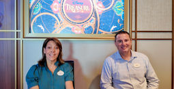 Disney's Jack Sharp, Director of Travel Agency Sales and Jodi Bainter, Vice President -Domestic Leisure Sales.