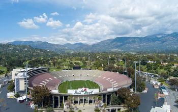 Rose Bowl Stadium in Pasadena, California