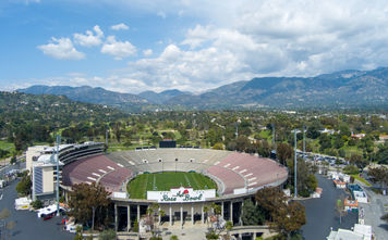 Rose Bowl Stadium in Pasadena, California