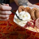 Churro Strawberry Shortcake Sundae at EPCOT Sunshine Seasons