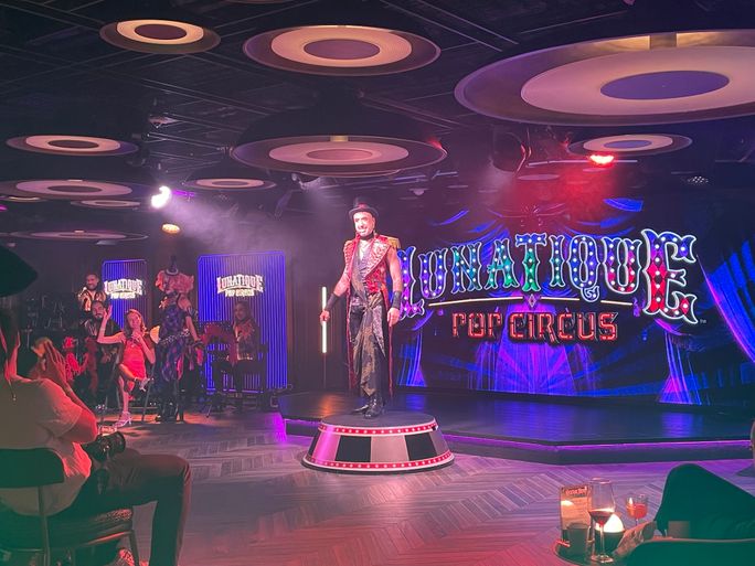 Norwegian Luna has a new show called "LunaTique: Pop Circus"