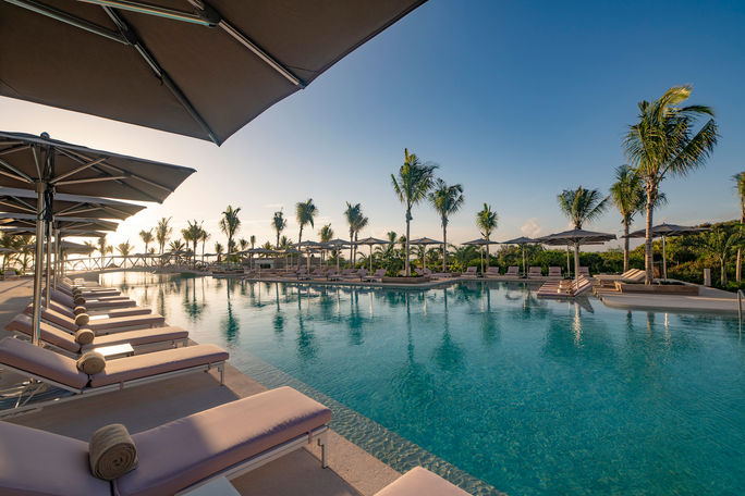 Pool area at ATELIER Playa Mujeres Pool area at ATELIER Playa Mujeres