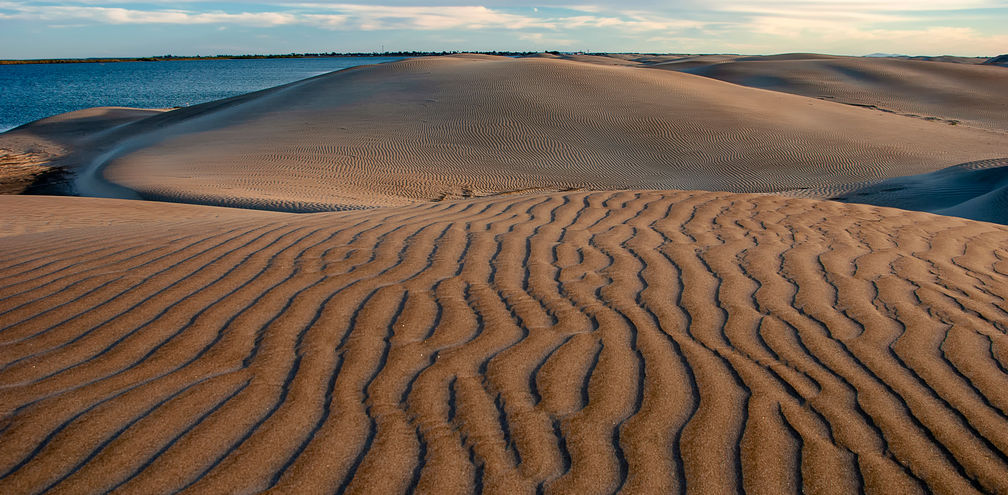 Sand dunes in Baja California