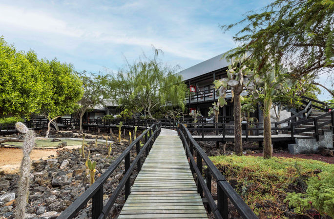 The new suites are a short walk from the main hotel building at Finch Bay Galapagos Hotel The new suites are a short walk from the main hotel building at Finch Bay Galapagos Hotel