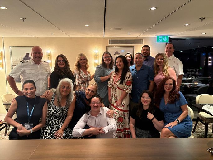 Riviera offers English-speaking cruise directors and concierges, and daily excursions without the stress of logistics. Riviera offers English-speaking cruise directors and concierges, and daily excursions without the stress of logistics.