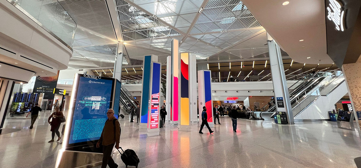 Image: The secure area of Newark Liberty International Airport's new Terminal A. (Photo Credit: Photo by Paul J. Heney.)