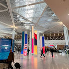 The secure area of Newark Liberty International Airport's new Terminal A.