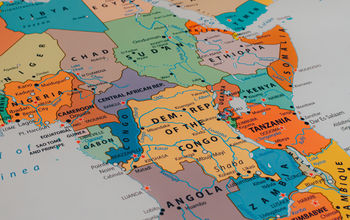 Adobe Stock, maps, Africa, african continent, DRC, democratic republic of the congo, sudan, ethiopia, tanzania, chad, uganda