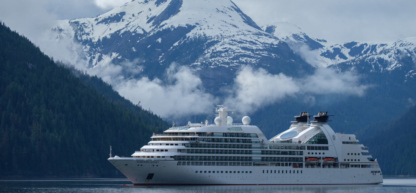Image: The Seabourn Odyssey in Alaska. (Photo Credit: Seabourn)