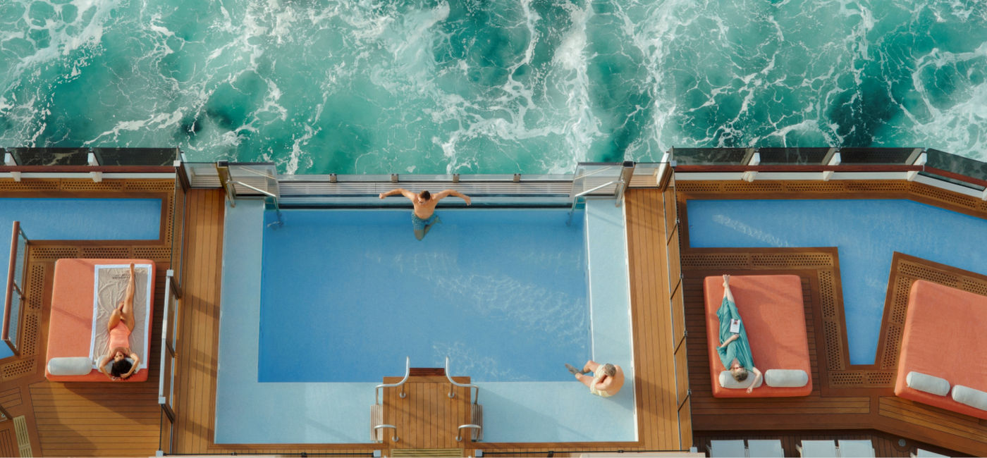 Image: Part of NCL's new brand identity is a more soothing lifestyle. (Photo Credit: NCL)