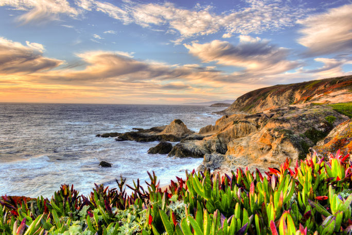 Sunset in Bodega Bay, California Sunset in Bodega Bay, California