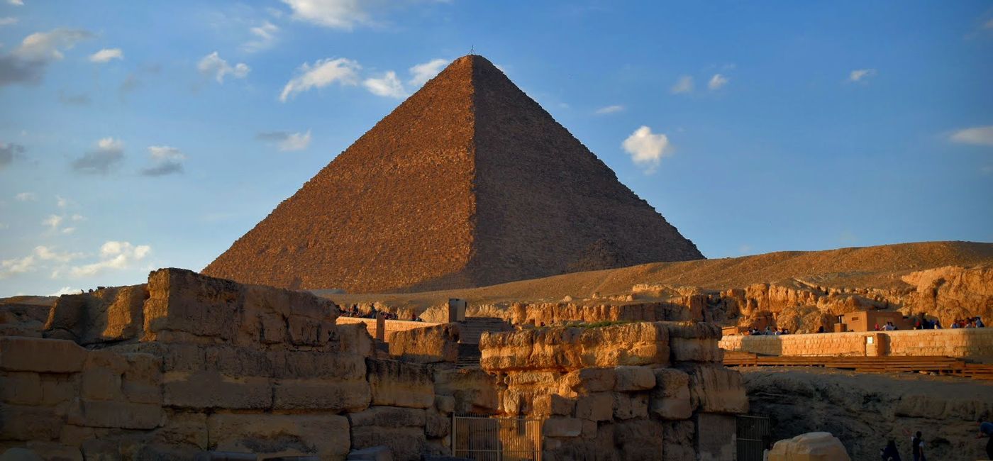 Image: The Giza pyramids in Egypt. (photo by Lauren Bowman)