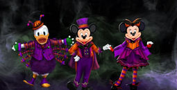 Mickey Mouse, Minnie Mouse and Donald Duck will be sporting new Halloween costumes this year