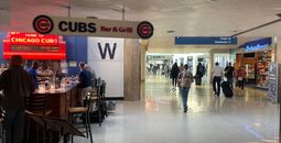 Chicago Cubs Bar & Grill, O'Hare International Airport, Chicago, MLB, baseball, Chicago o'hare
