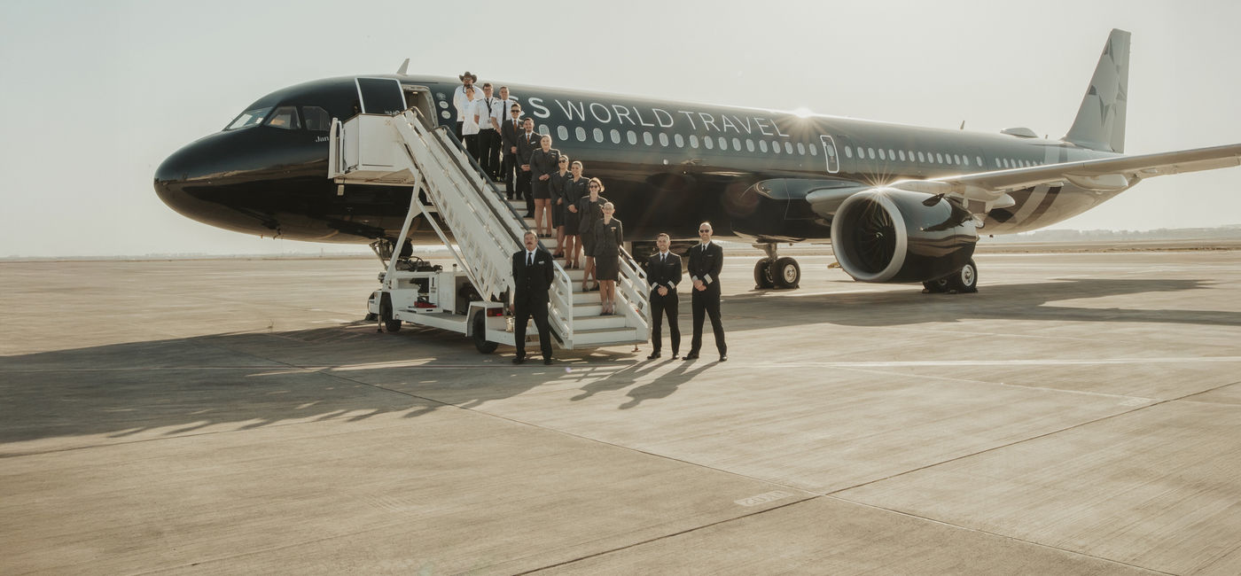 Image: A TCS World Travel Airbus A321 private jet. (Photo Credit: TCS World Travel)