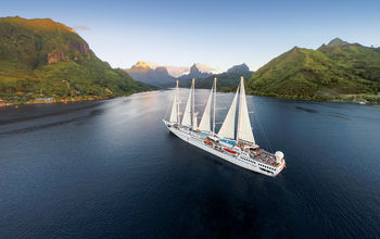 Windstar's Wind Spirit in Tahiti