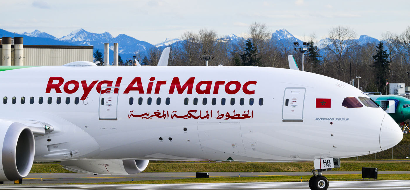 Image: Royal Air Maroc Boeing 787 Dreamliner. (Photo Credit: Adobe/IanDewarPhotography)