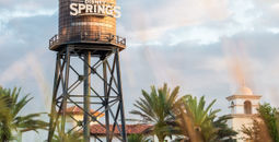 Water tower at Disney Springs, Florida.