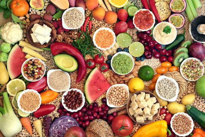 Large vegan health food collection. Large vegan health food collection.