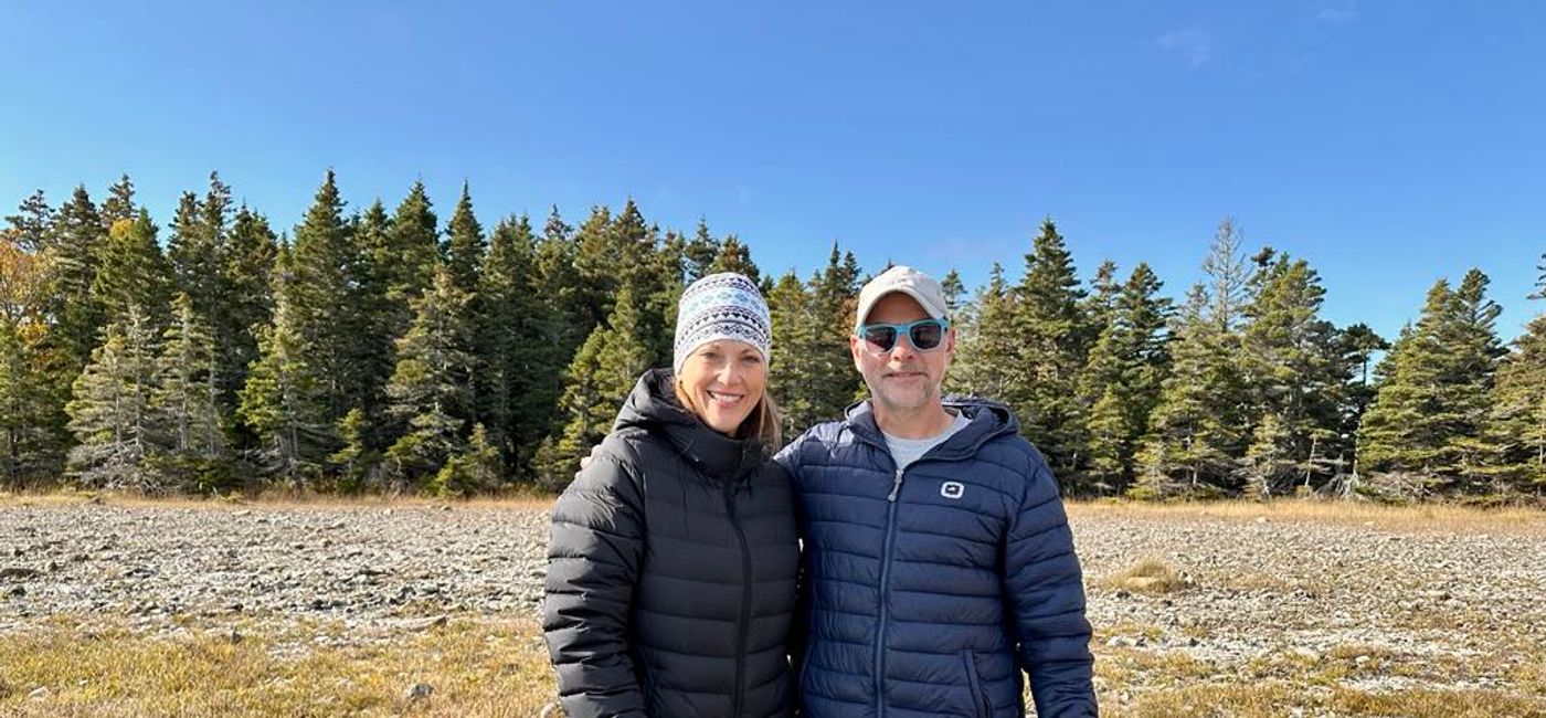 Image: Maryse Martel et Michel Labrecque, guide et propriétaire du gîte