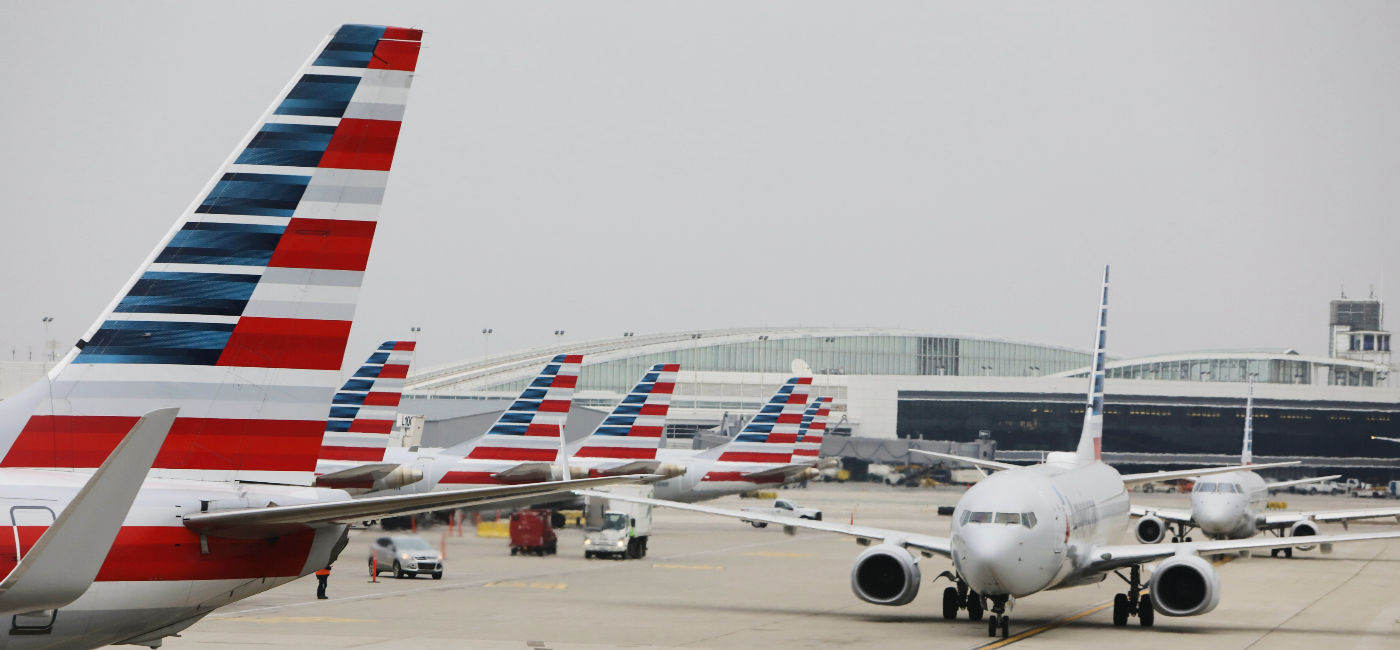 American Airlines Resumes Flights - Image American Airlines Planes Lined Up At Their G 