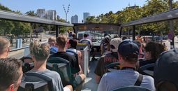 Hop-On, Hop-Off Bus, travel, city, transport, tourist, traveler, travelers, traveling