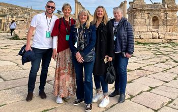 A Tauck Academy advisor group in Jordan.