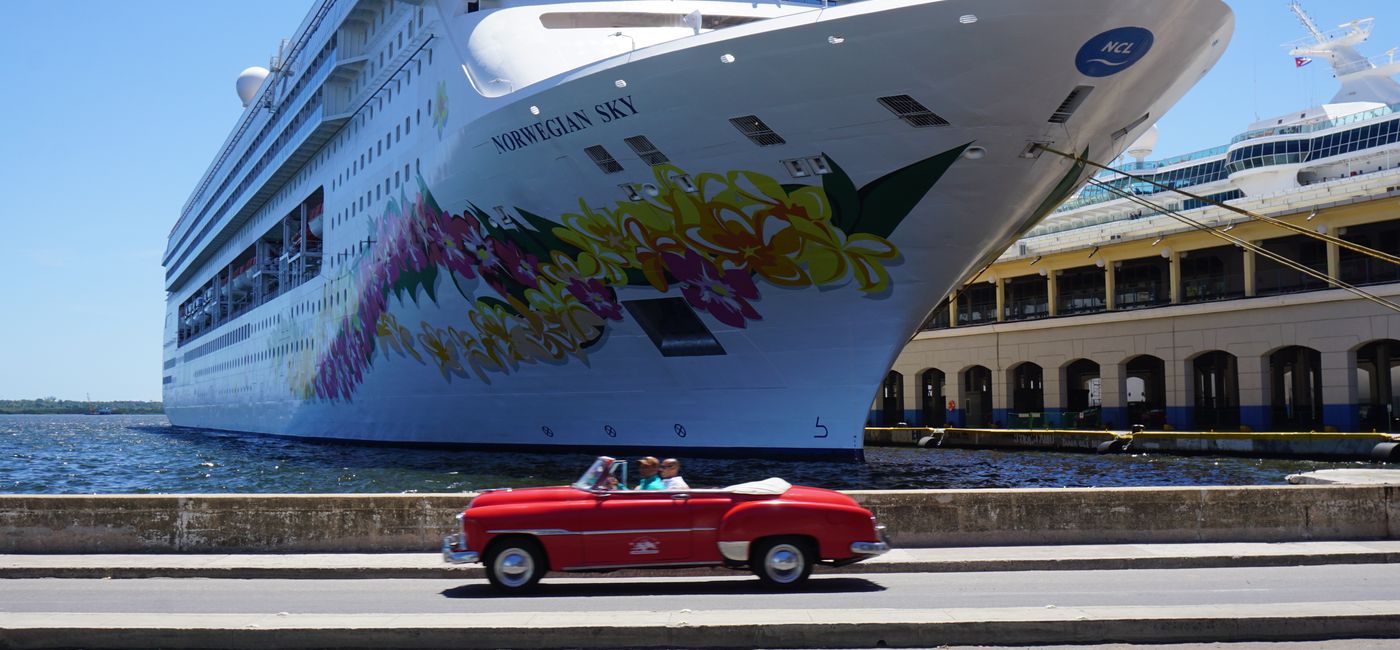 Image: PHOTO: Norwegian Sky cruise ship in Havana, Cuba. (Photo by Brian Major).