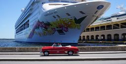 Norwegian Cruise Line ship in Havana