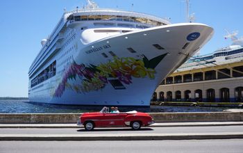 Norwegian Cruise Line ship in Havana