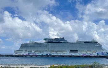 Norwegian Luna at Great Stirrup Cay, Norwegian Cruise Line's private island in the Bahamas