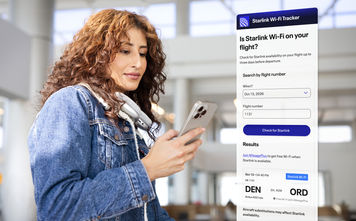 United Airlines, starlink tracker