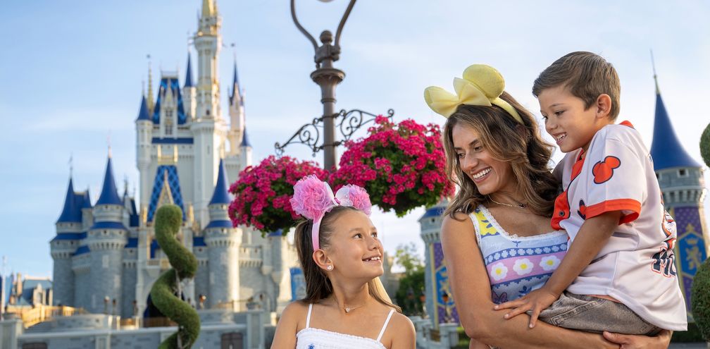A family at Walt Disney World Resort.