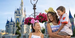 A family at Walt Disney World Resort.