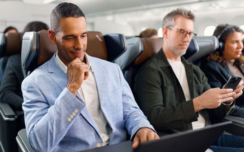 American Airlines showing a surge of corporate travel bookings