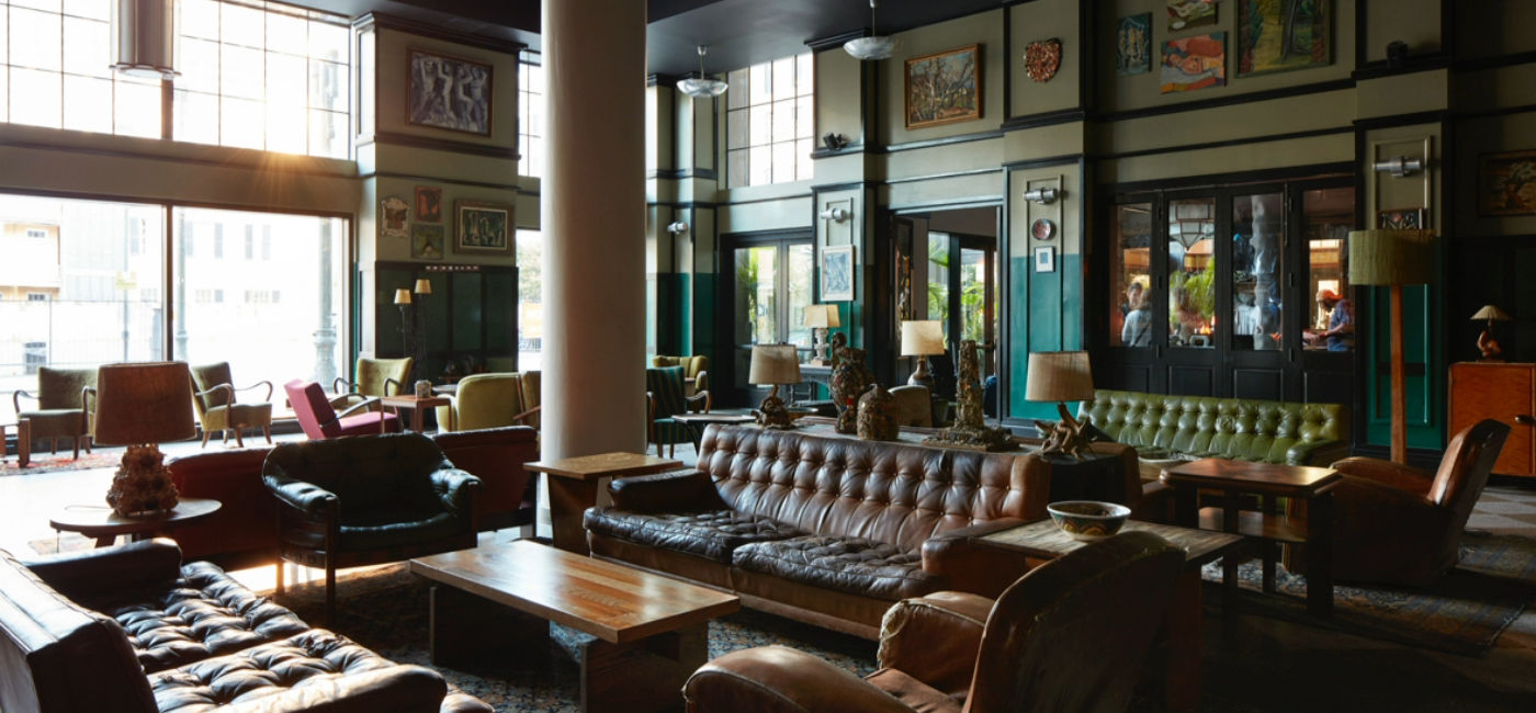 Image: The lobby inside The Barnett, JdV by Hyatt. (Photo Credit: Hyatt Hotels Corporation)