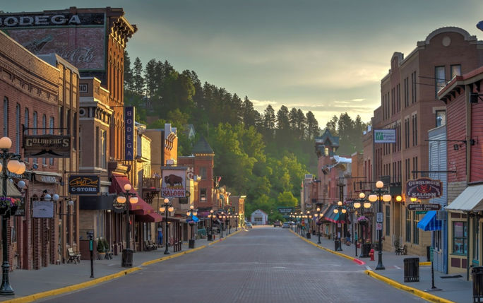 Downtown Deadwood, South Dakota
