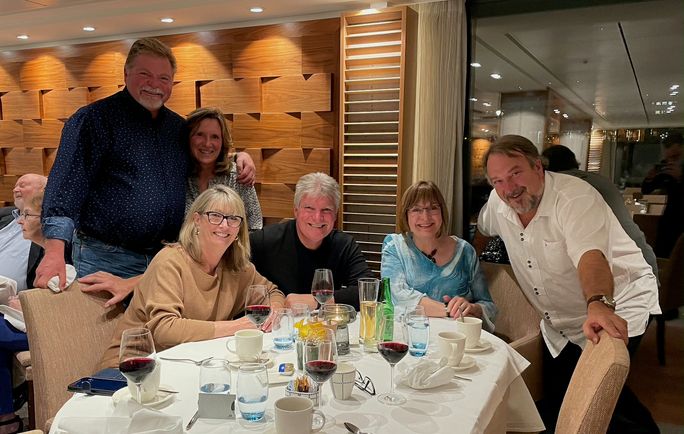 Making new friends on a Viking river cruise New friends on a Viking river cruise