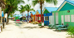 Colorful houses in Barbados